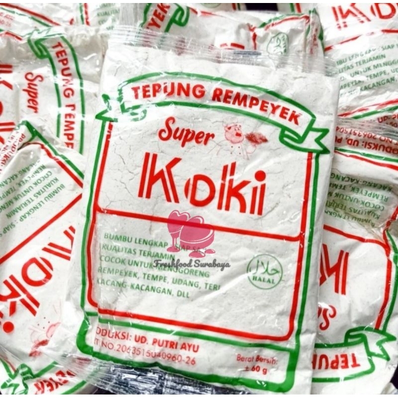 

Tepung Rempeyek Super cap Koki 40gram