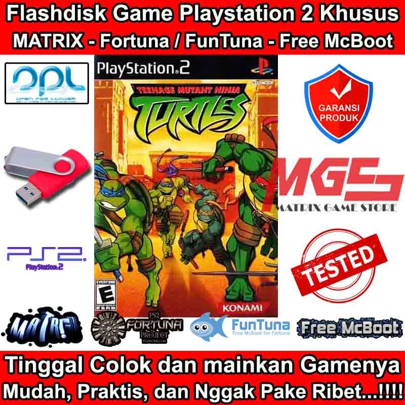Flashdisk Game PS2 PS 2 TMNT - Teenage Mutant Ninja Turtles 1
