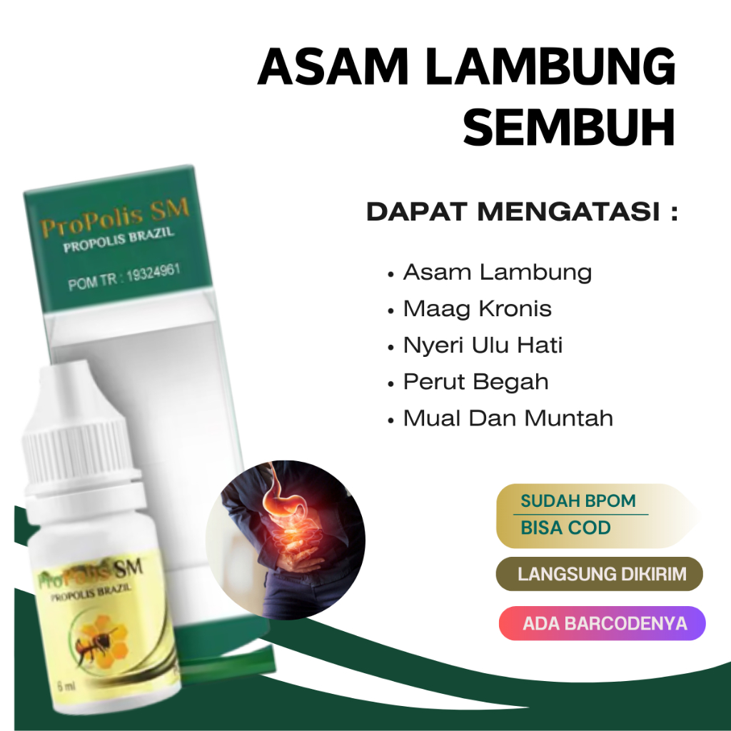 Propolis Sm Brazilian 100% Asli Obat Asam Lambung