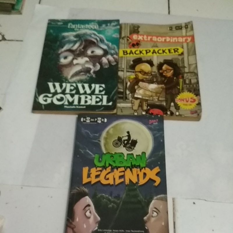 Komik Extraordinary backpacker/ wewe gombel fantasteen the series/  Urban legends kompor kompilasi h