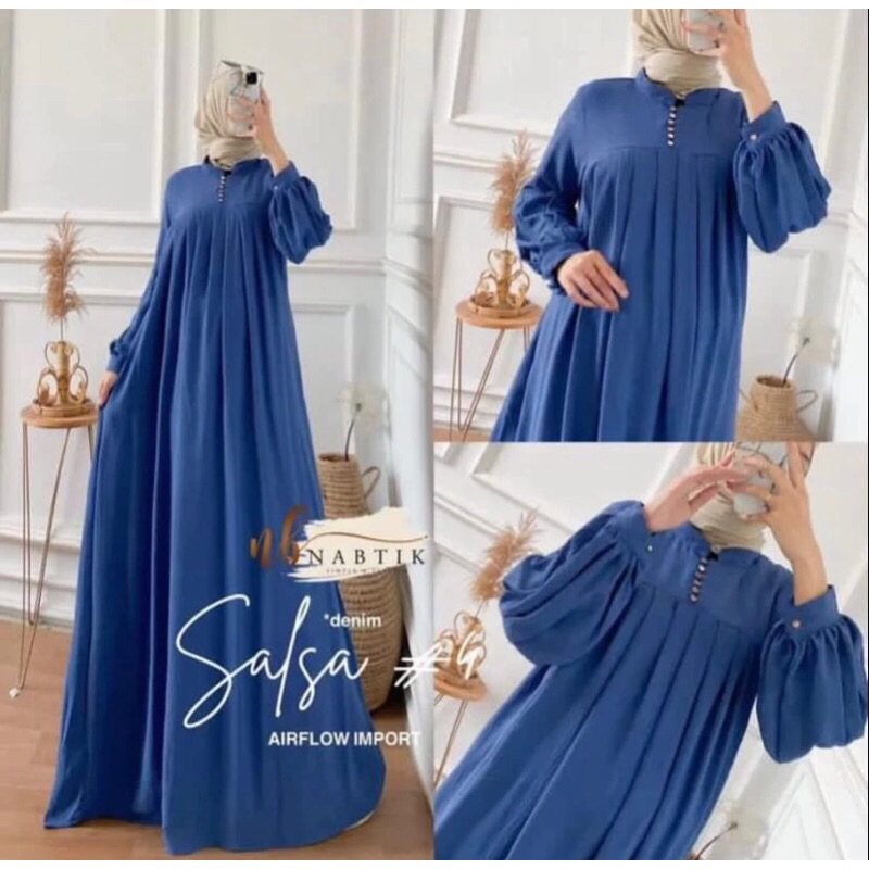 GAMIS REMPEL GAMIS SALSA GAMIS JUMBO GAMIS KANCING DRESS GAMIS