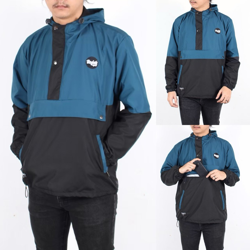 JAKET 2D CAGOULE TOSKA BLACK