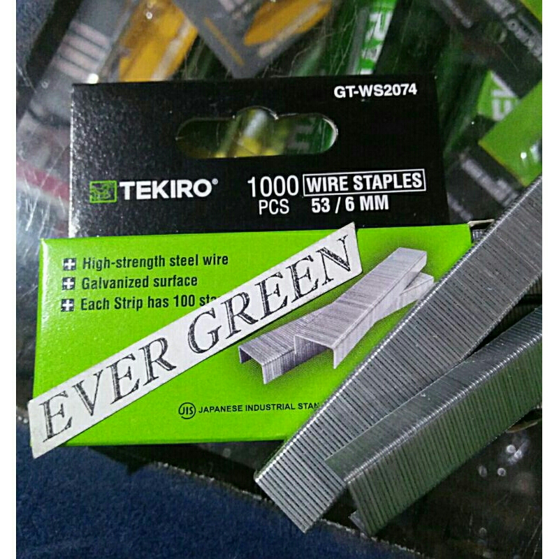 

Refil/Isi Hekter Tembak - Hasston - Staple Refill Steples/Stepler Gun Stapler/Staples