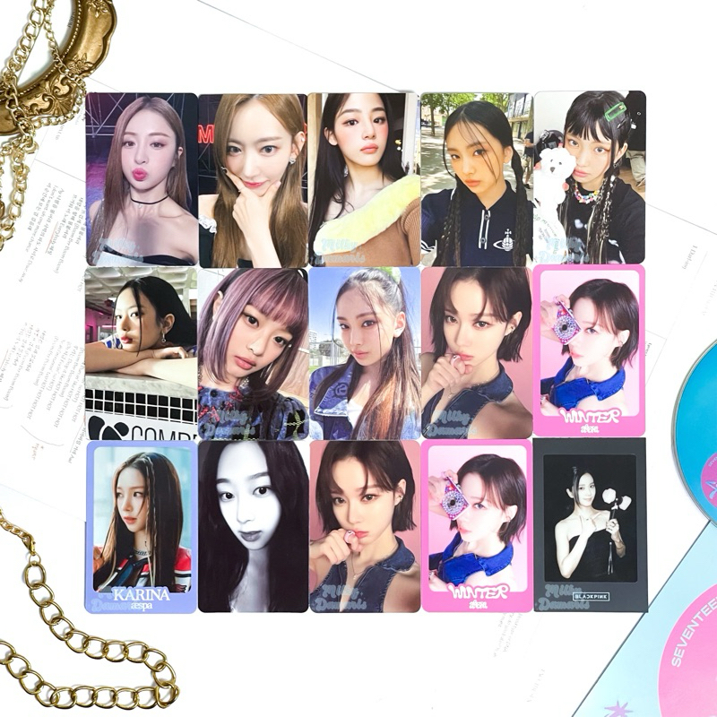 [Ready INA🇲🇨] Photocard Official New Jeans Le Sserafim Aespa Blackpink • Fearless Japan Solo jacket 