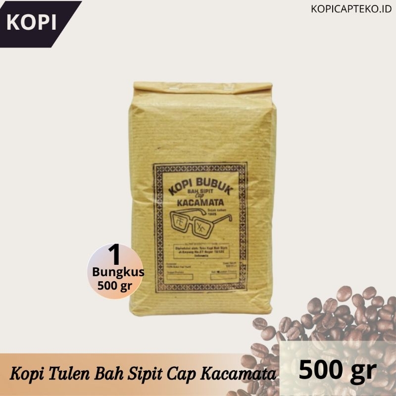 

Kopi BAH SIPIT CAP KACAMATA 500 Gr Tanpa Gula