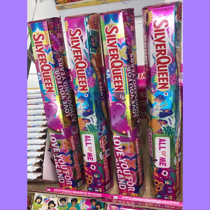 

COKLAT VALENTINE SILVER QUEEN CHUNKY BAR 1KG SUPER BIG I LOVE YOU