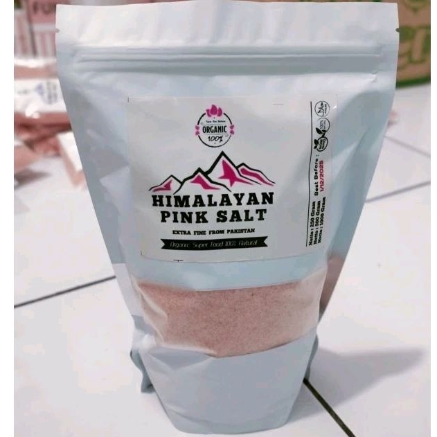 

Garam Himalaya Pink Salt Organic//Original Premium 1kg NON GMO