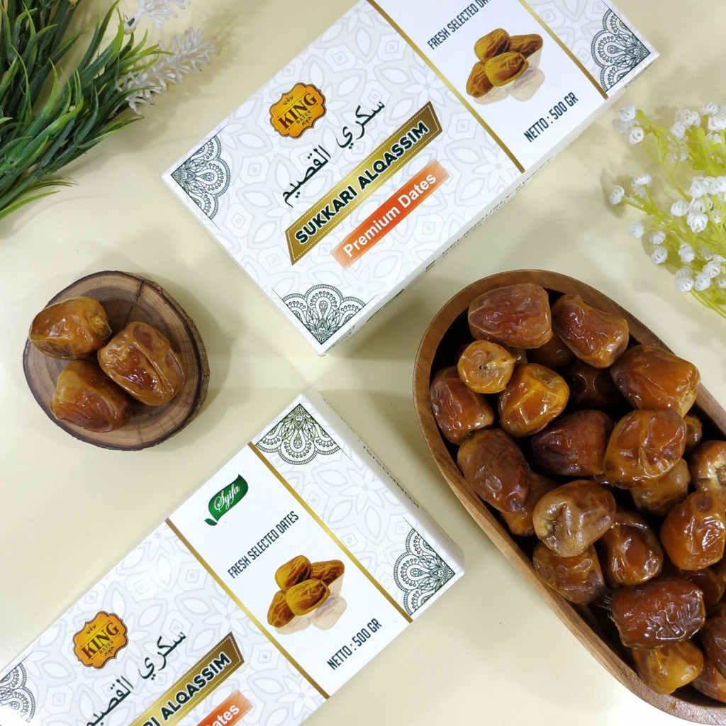 

Kurma King Dates Sukkari Alqassim 500 Gr - Kurma Sukari Syifa