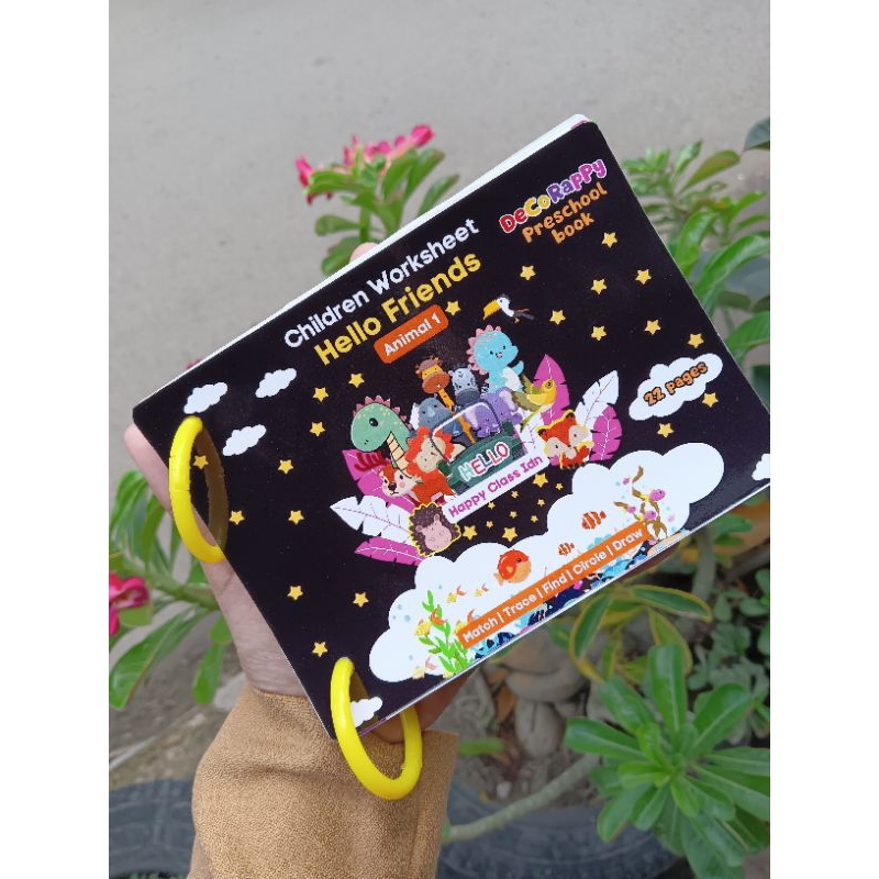 

Buku anak Decorappy animal 1 wipe clean worksheet preschool
