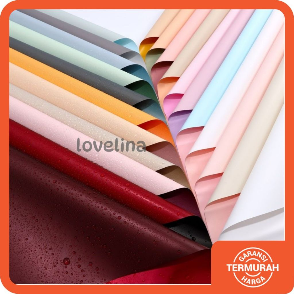 

Kertas Buket Bunga 2 WARNA Kertas Cellophane Paper Flower Wrapping Kertas Bucket 58CM