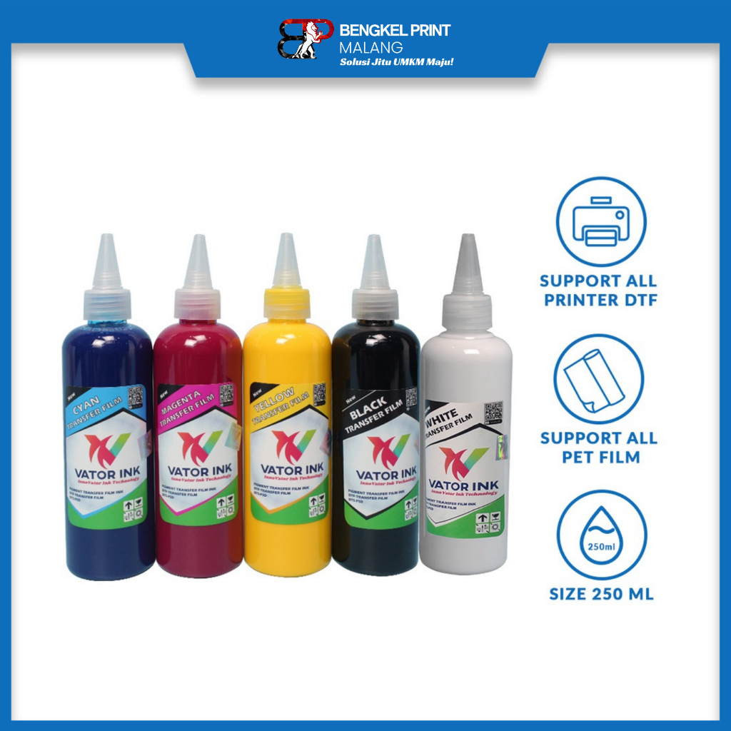 Tinta Vator Ink Khusus for DTF 250ml