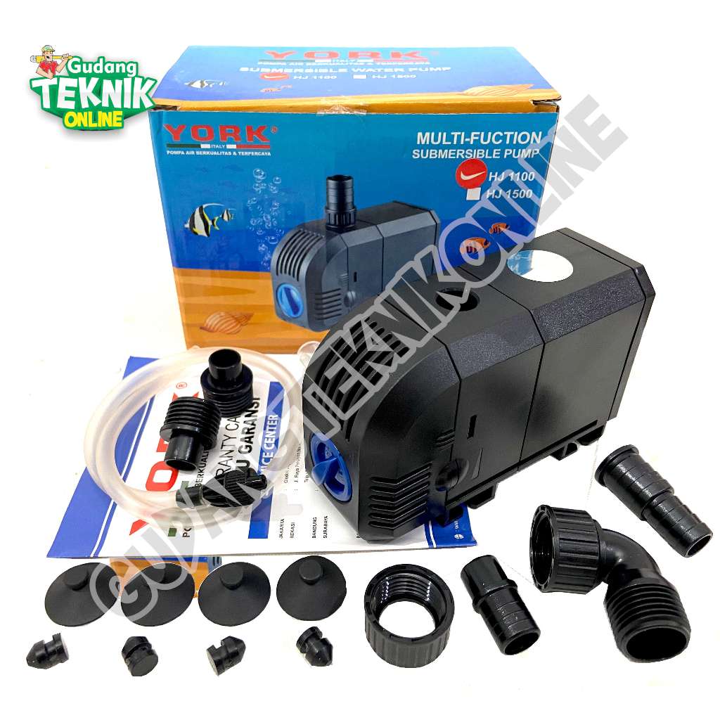 Pompa Celup Akuarium YORK HJ-1100  Pompa Air Aerator Aquarium Celub HJ 1100 - Submersible Pump Water