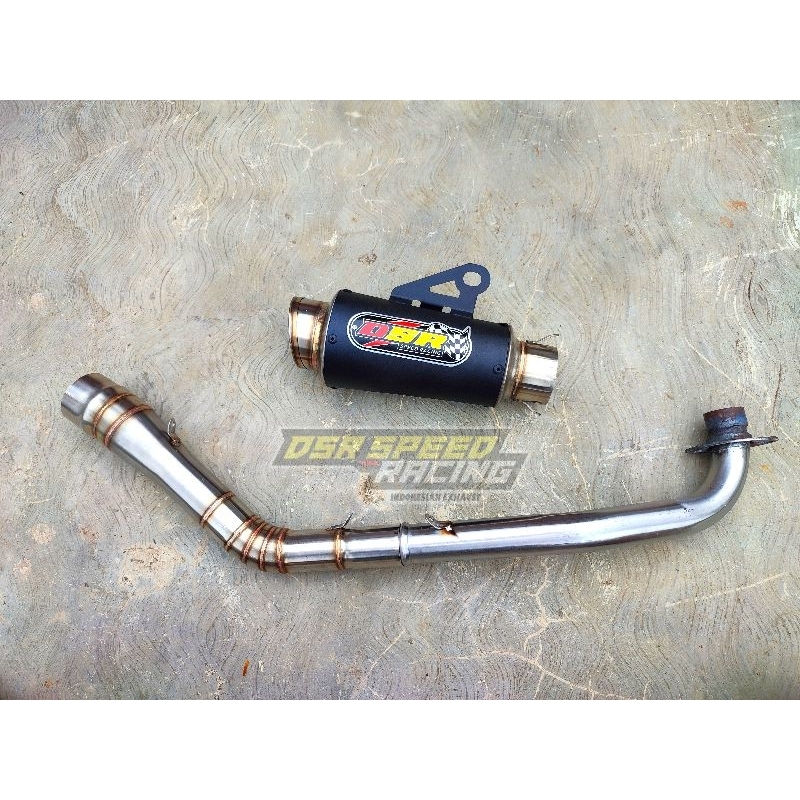 Knalpot Racing GTX Original DSR Type T4 Boreup Harian Jupiter Vega Smash Shogun Astrea Legenda Karis
