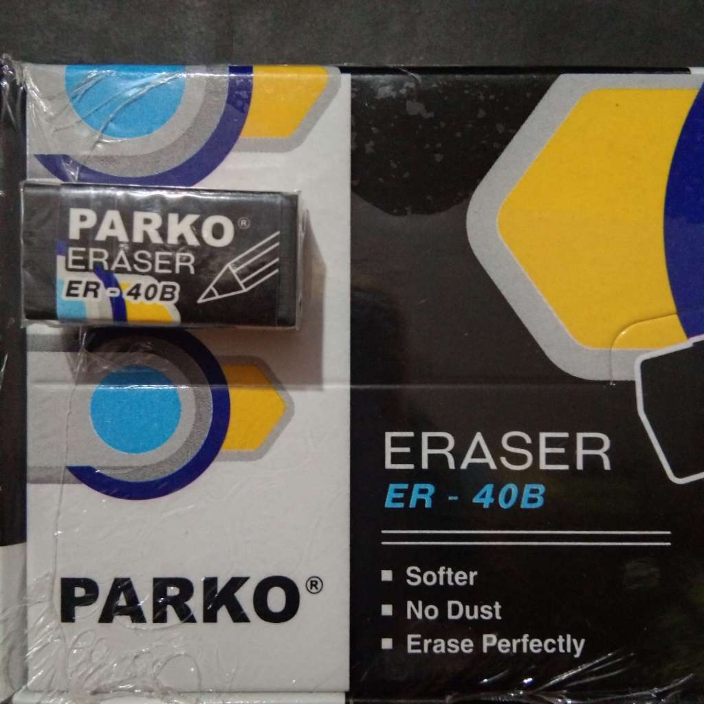 

PACK (isi 40) penghapus parko greebel 1 pack isi 40 pcs, penghapus murah bagus 1 pack