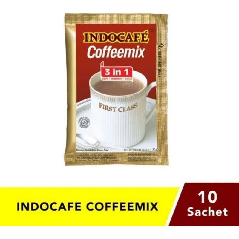 

Kopi Indocafe Coffeemix 3 In 1 Renceng 20 Gram Isi 10 Sachet