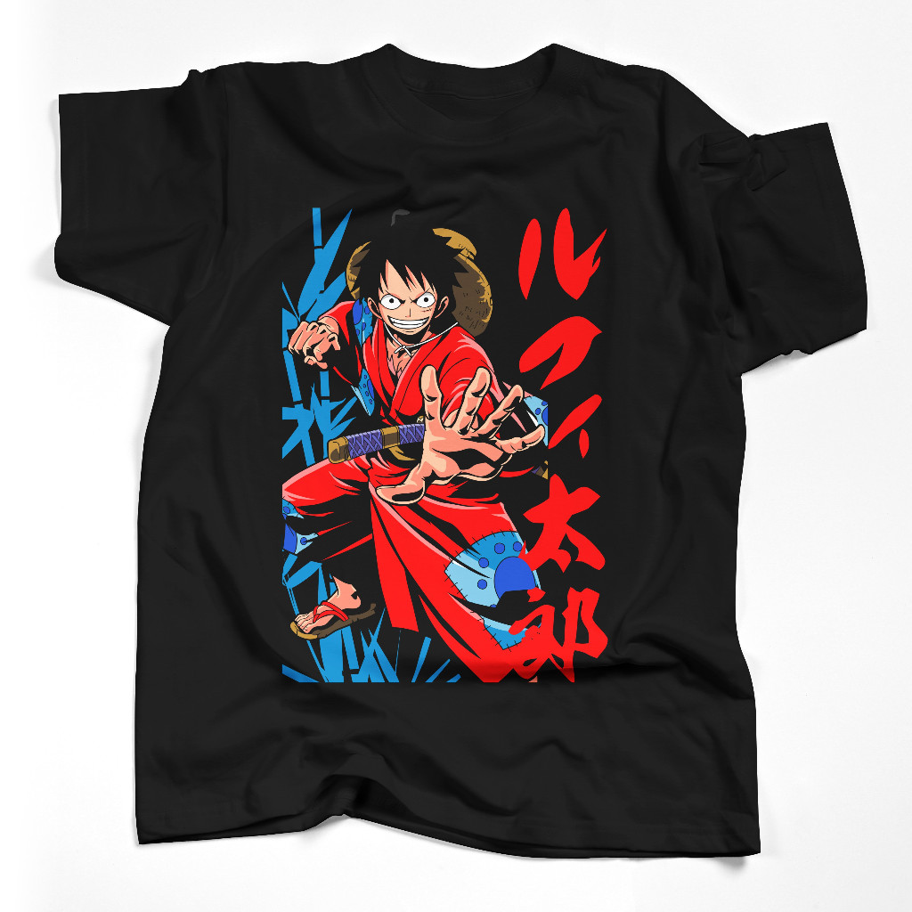 Kaos Anime one piece monkey d luffy wano arch