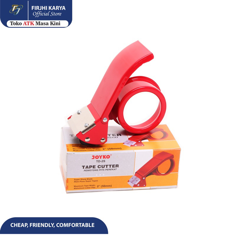 

Tape Dispenser Lakban TD-2S - Joyko Tape Cutter (Alat Pemotong Lakban)