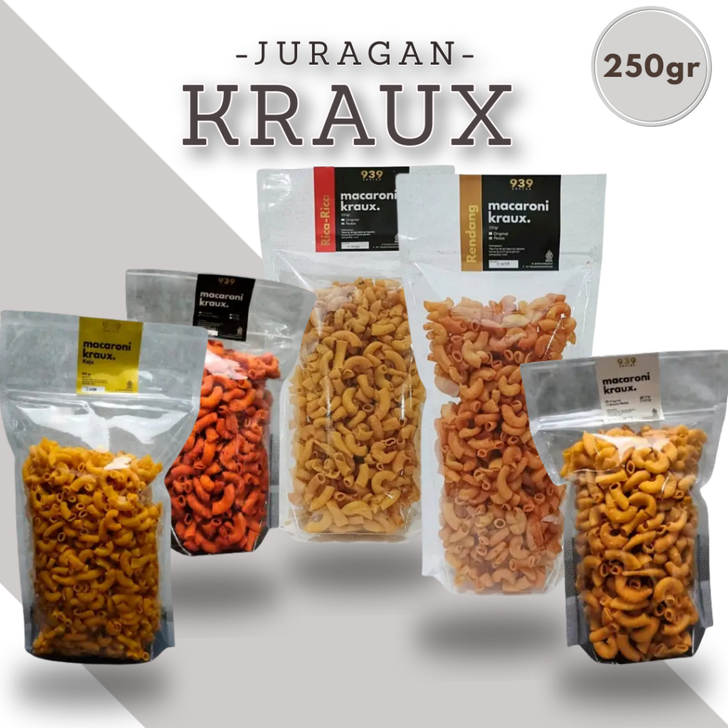 

Makaroni Makroni Macaroni Bantet Pedas Renyah Kriuk Kraux 250g