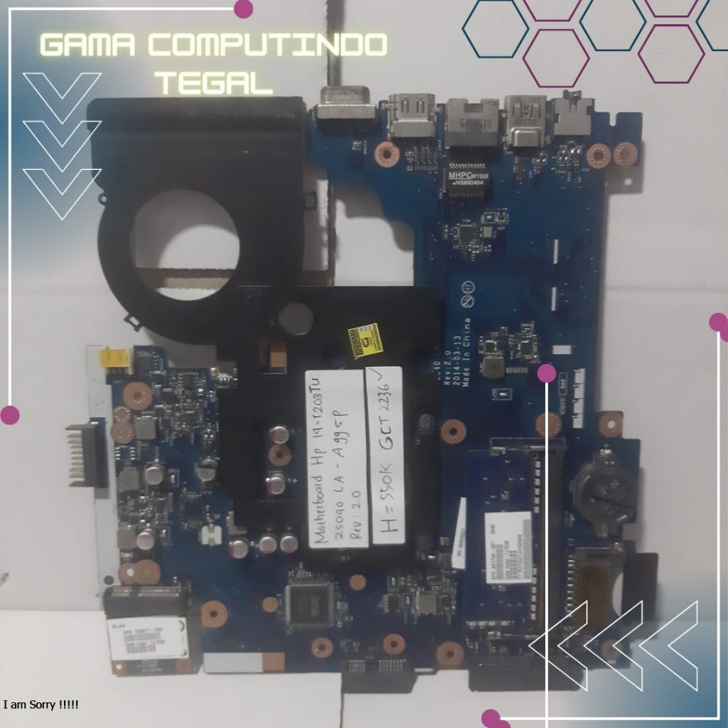 Motherboad HP 14-1203TU25040 LA-A995p