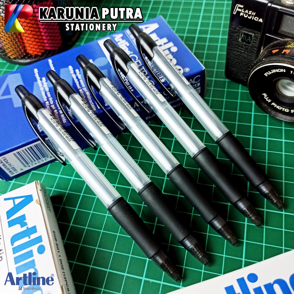 

Gel Pen Artline Geltrac Hitam Medium 0.7mm