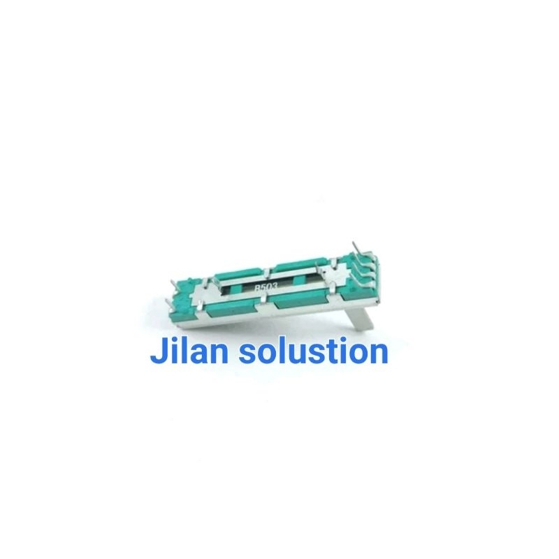 Potensio Geser Mixer Stereo 4,5cm kaki 4-2 50k hijau