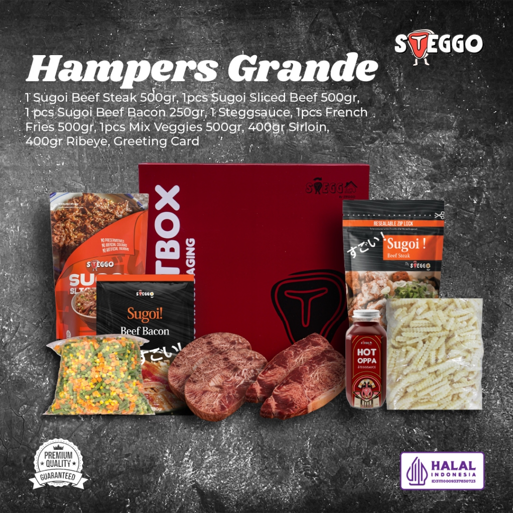 

EXCLUSIVE EDITION HAMPERS GRANDE BY STEGGO