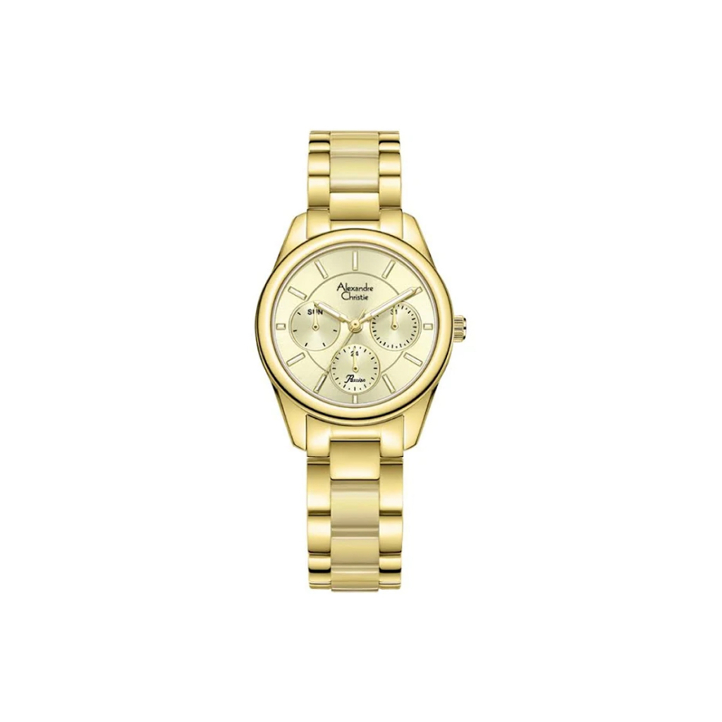Alexandre Christie AC 2A92 BF Jam Tangan Wanita Stainless Steel