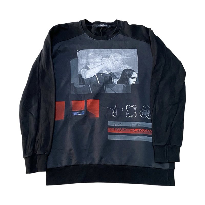 CREWNECK NOIR LARMES