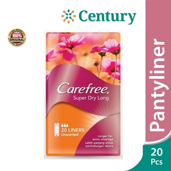 Carefree Super Dry Long Unscented 20 Pads