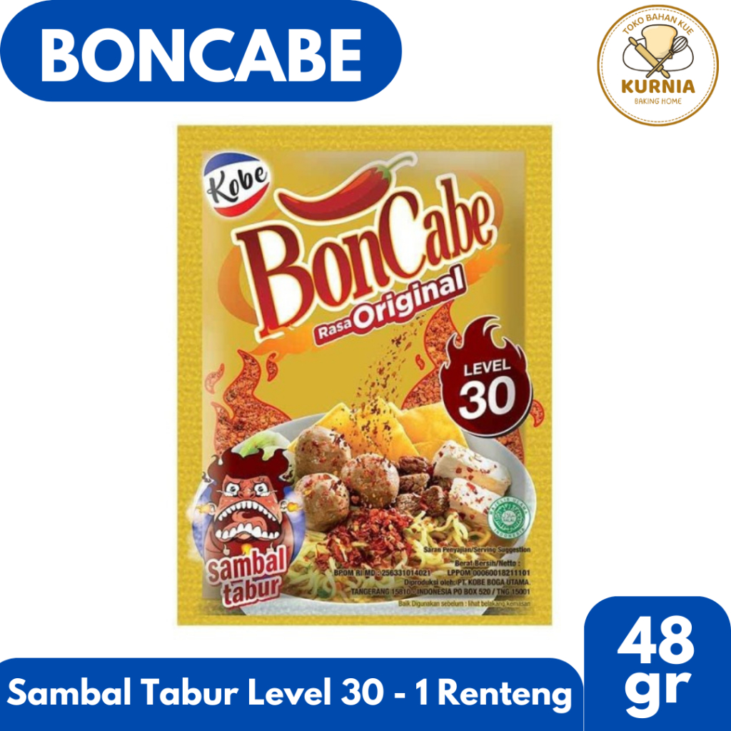 

BONCABE SAMBAL TABUR LEVEL 30 KEMASAN RENTENG