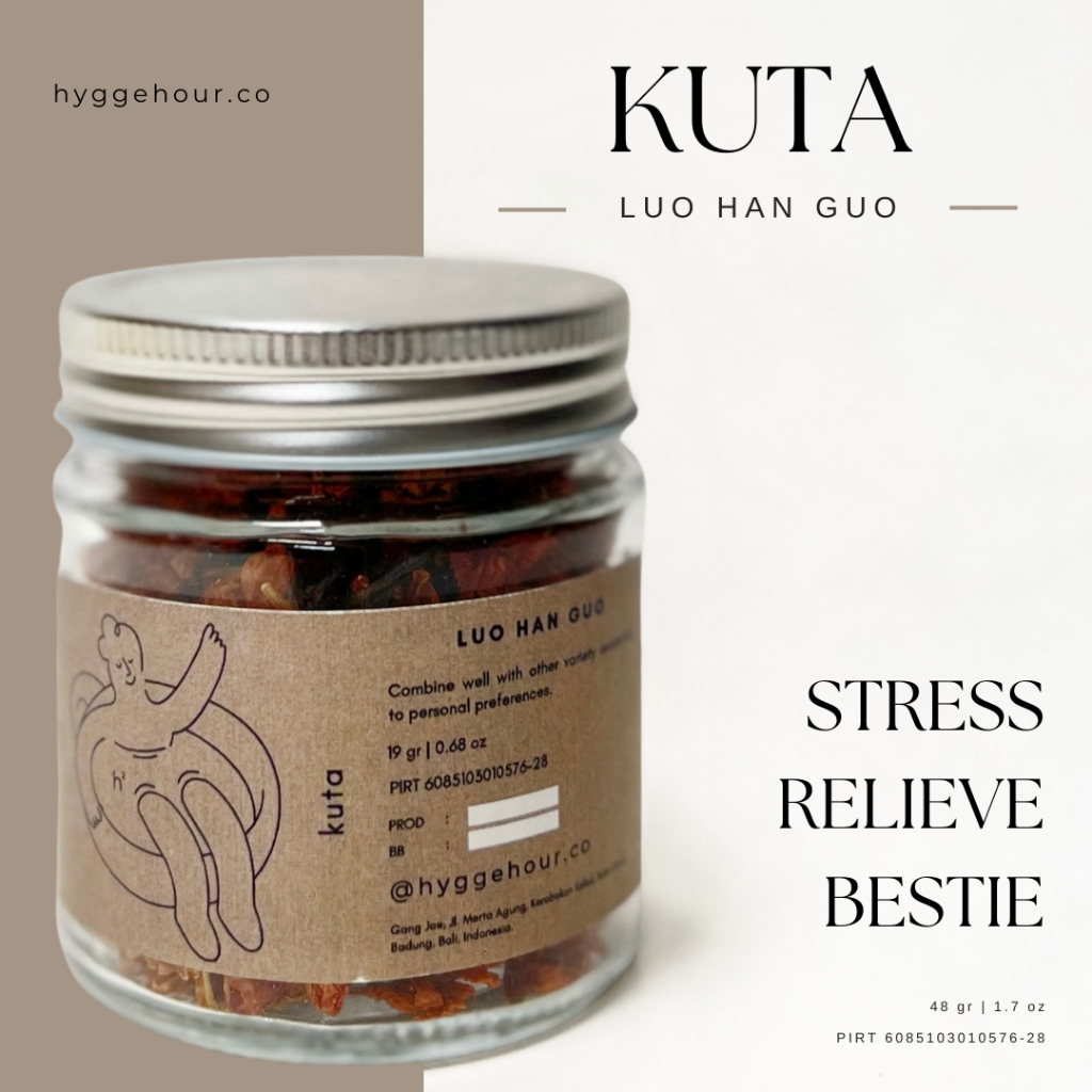 

Hygge Hour / Kuta - Luo Han Guo / Dried Flower Tea / Teh Bunga Kering