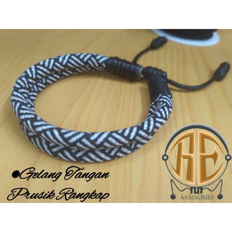 Gelang Tangan Prusik Rangkap Gelang Etnik Gelang Gunung