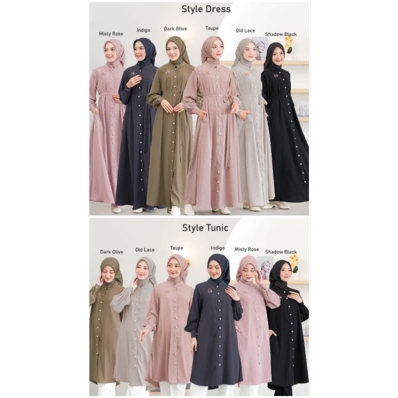 Adeline Series by Aden Hijab | Adeline Dress & Tunik | Adeline Dress by Aden Hijab | Adeline Tunik b