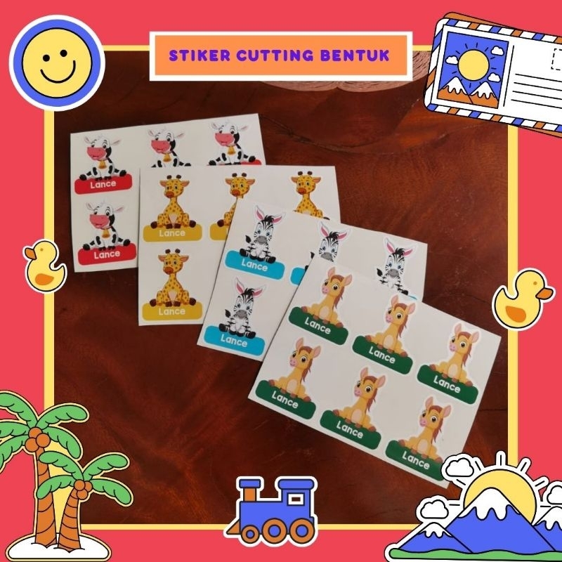 

STICKER LABEL SET D (CUTTING BENTUK) - BEBAS CUSTOM SUKA SUKA