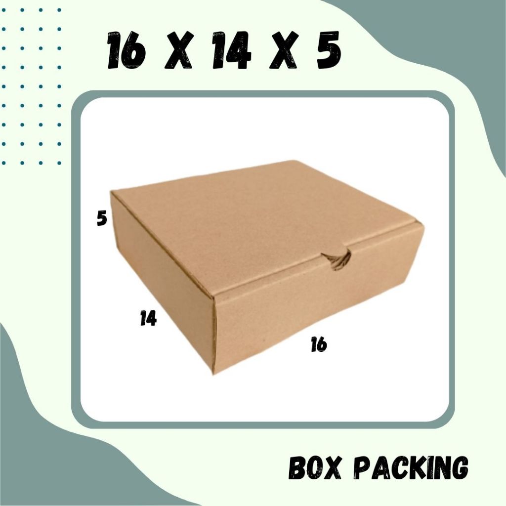Kardus 16x14x5 LD Box Hampers Packing Kotak Kemasan Karton Souvenir Dus Sparepart Minyak Wangi Kosmetik