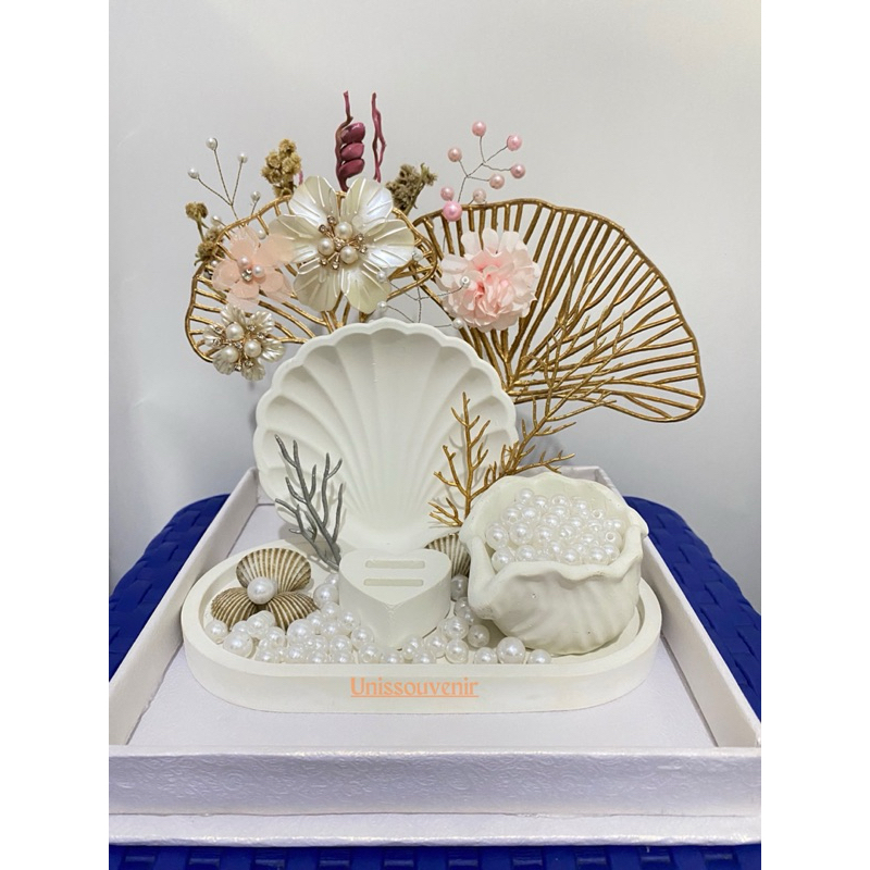 Mahar nikah/tempat cincin/ seserahan nikah/ tempat perhiasan estetik/ kotak cincin lamaran / kotak c