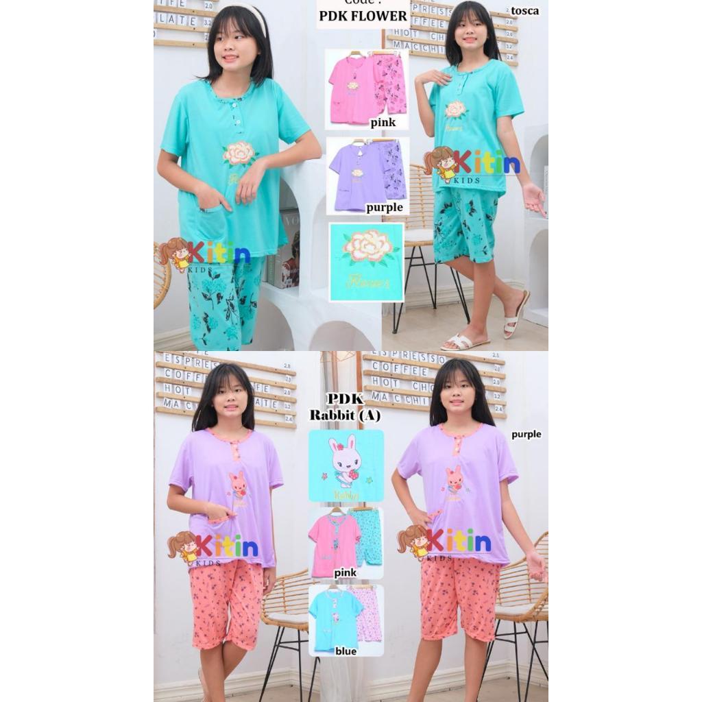 BB - SETELAN BAJU HARIAN DAN MAIN ANAK CEWEK/PEREMPUAN APLIKASI BORDIR SABLON KANTONG UKURAN ANAK TA