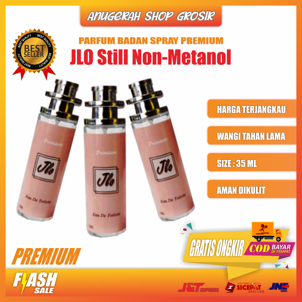 Parfum Badan Tahan Lama Pria Wanita - Grade A Premium JLO.Still Size 35 ml TERLARIS - Parfum Badan W