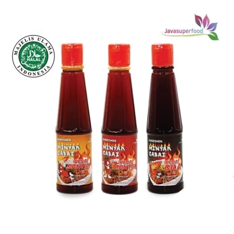 

Minyak Cabai - Minyak Cabe - Minyak Pedas - Chili Oil Kondimen 135ml