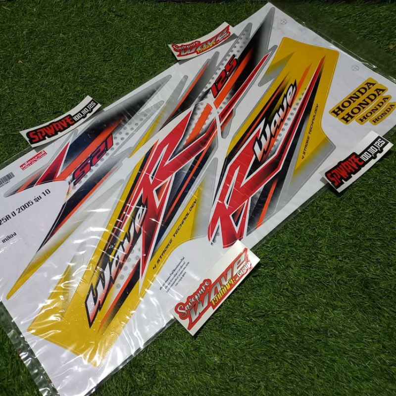 Striping Wave 125 Bahan Kodak Paper Original Thailand Wave 125 Karisma Bagol