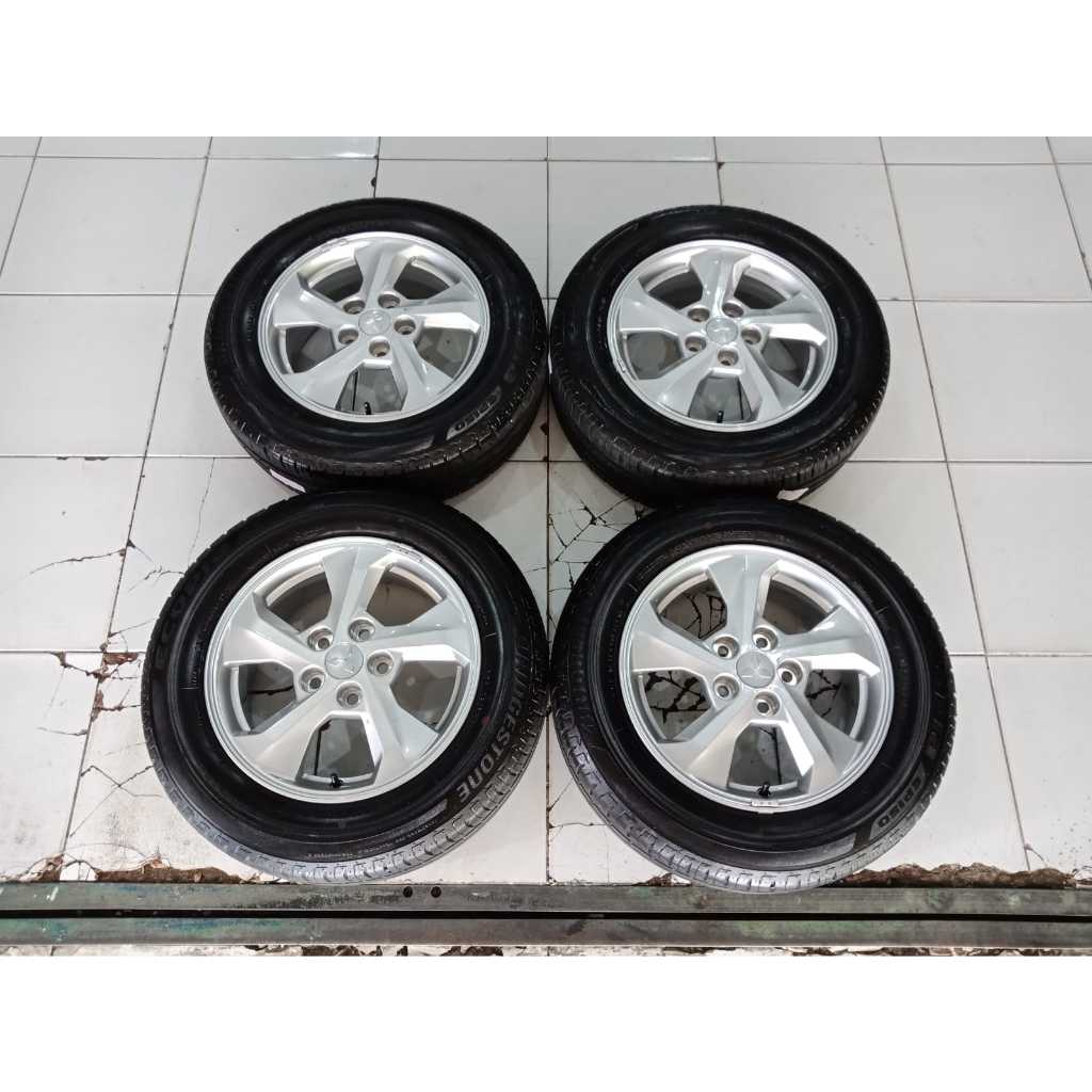 pelek mobil standar copotan mitsubishi x-pander ring 16 + ban pnp mobil kuda