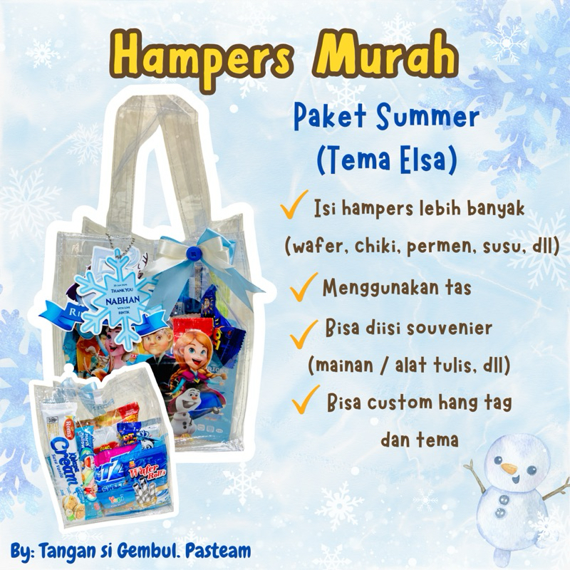 

Bingkisan Ulang Tahun, Hampers, Parcel, Goodie Bags, Paket Snack Ulang Tahun Anak