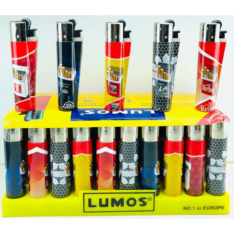 Korek roda LUMOS Clipper isi 40 pcs gambar RKK dan WIN