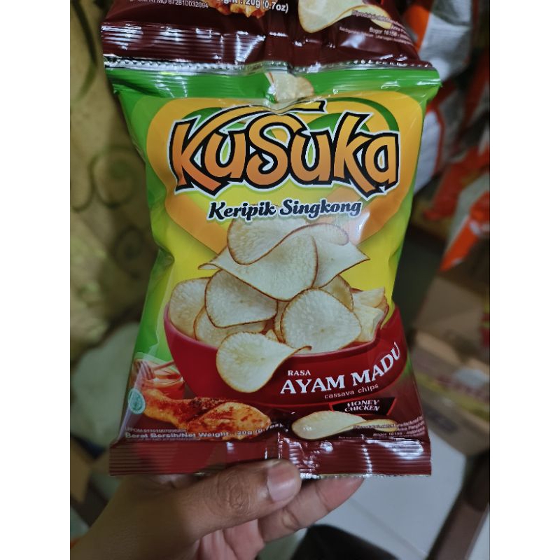 Kusuka singkong rasa ayam madu Renceng