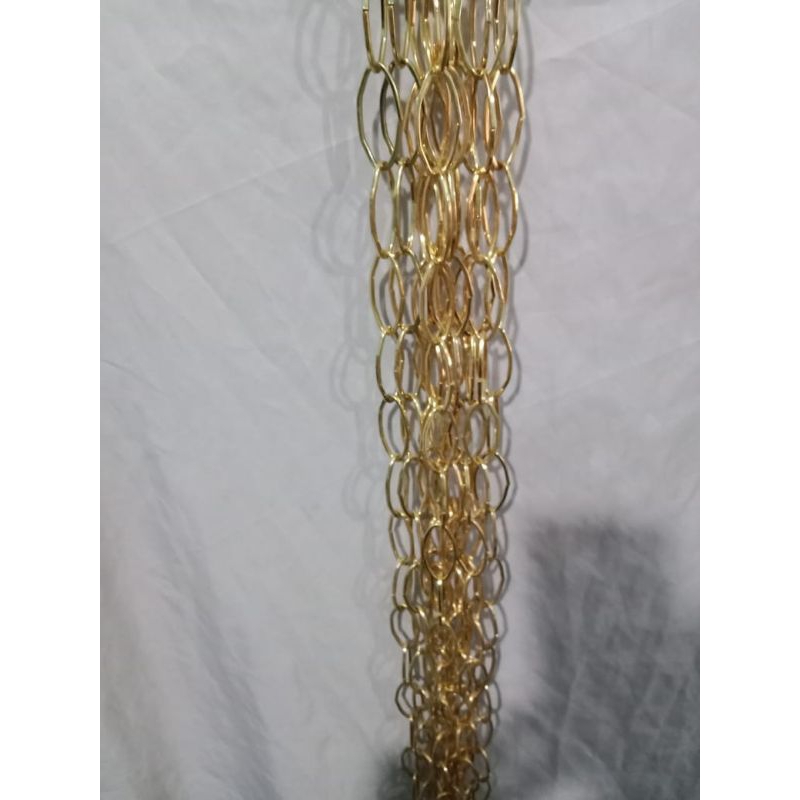 gantungan baju rantai rose gold