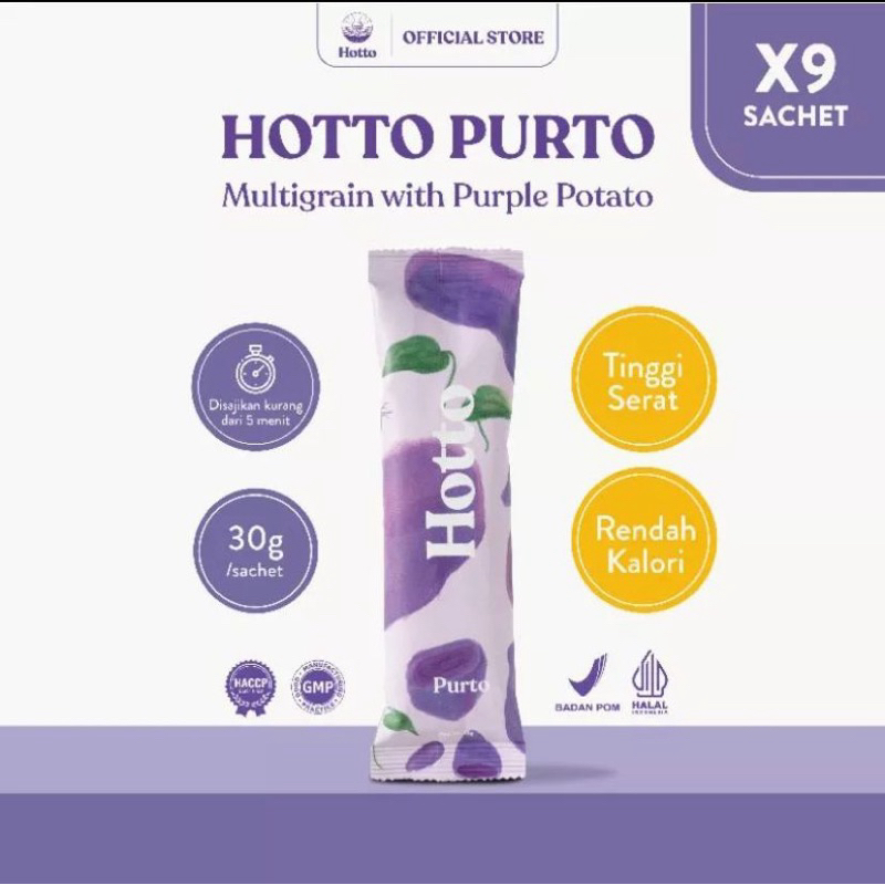 

9 Sachet Hotto Purto Multigrain with Purple Potato