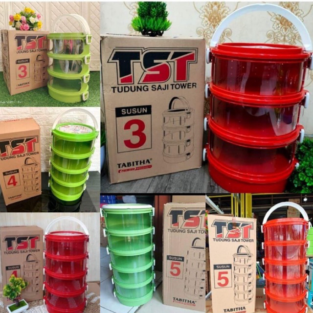 Tudung Saji Tower Tabitha TST 4 susun dan 5 susun