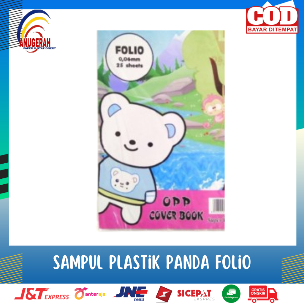

SAMPUL PLASTIK PANDA 0.06 FOLIO (PAK)