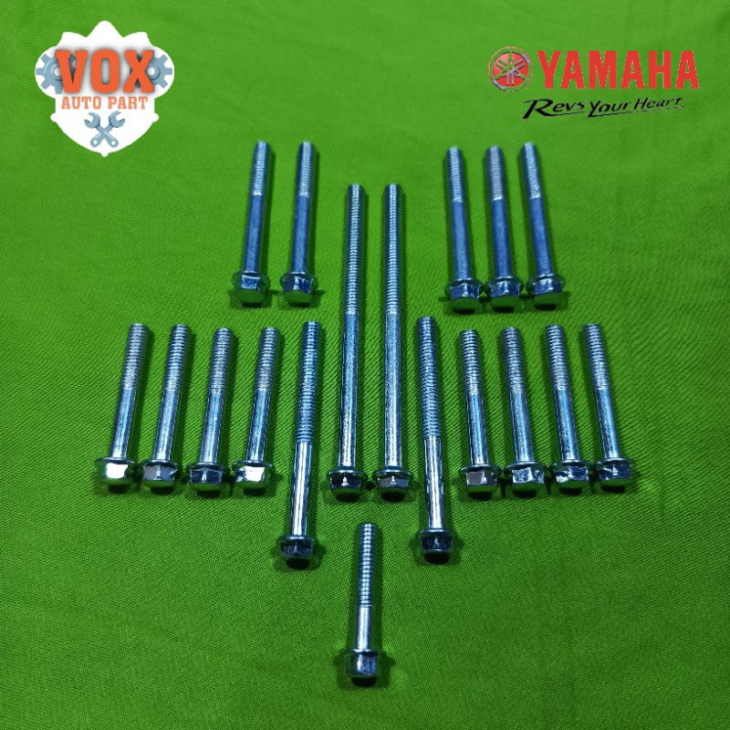 Baut Blok Mesin Kopling Magnet Kanan Kiri Yamaha Jupiter Z Robot