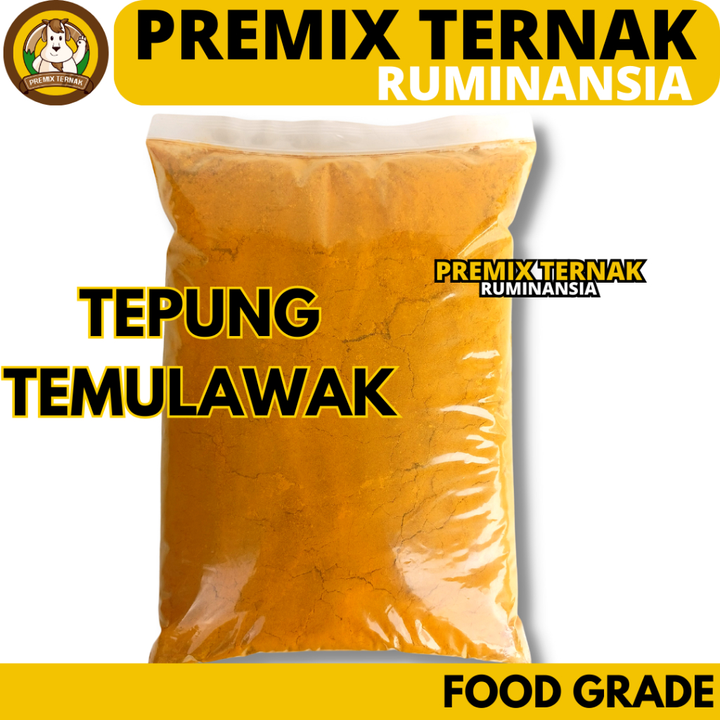 

TEMULAWAK BUBUK 1 KG FOOD GRADE ORIGINAL - Tepung Bubuk Temulawak Murni 100% Asli